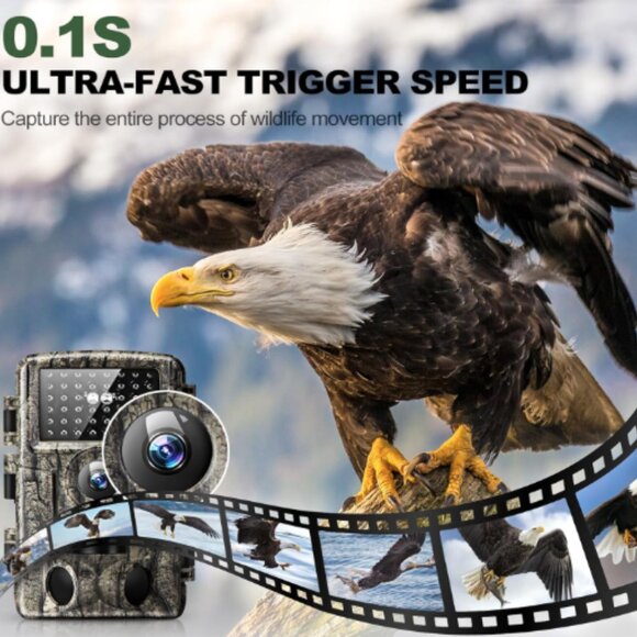 WiFi Trail Camera,4K 60MP - Picture 4 of 7